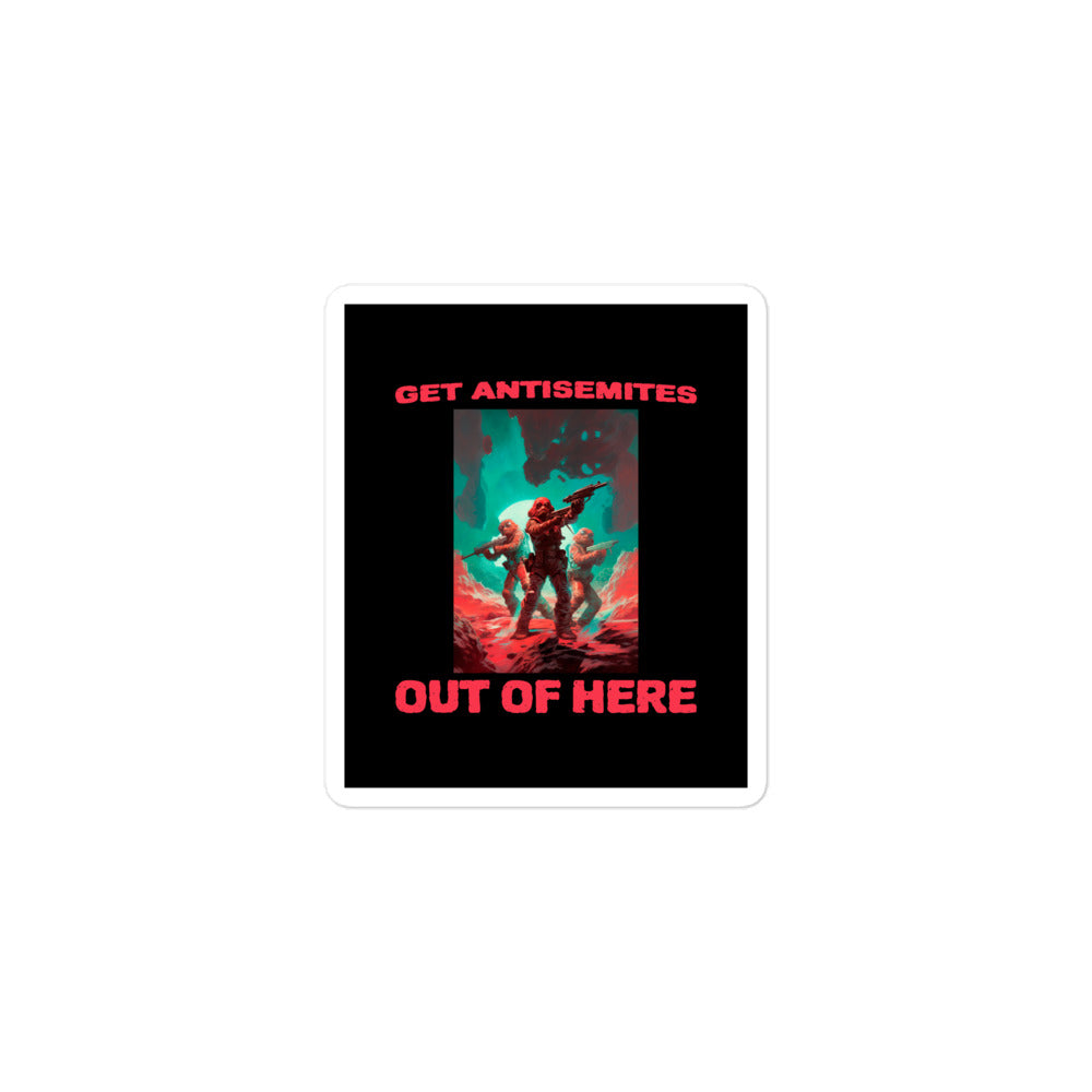 Get Alien Out | Antisemitism | Kiss Cut Sticker