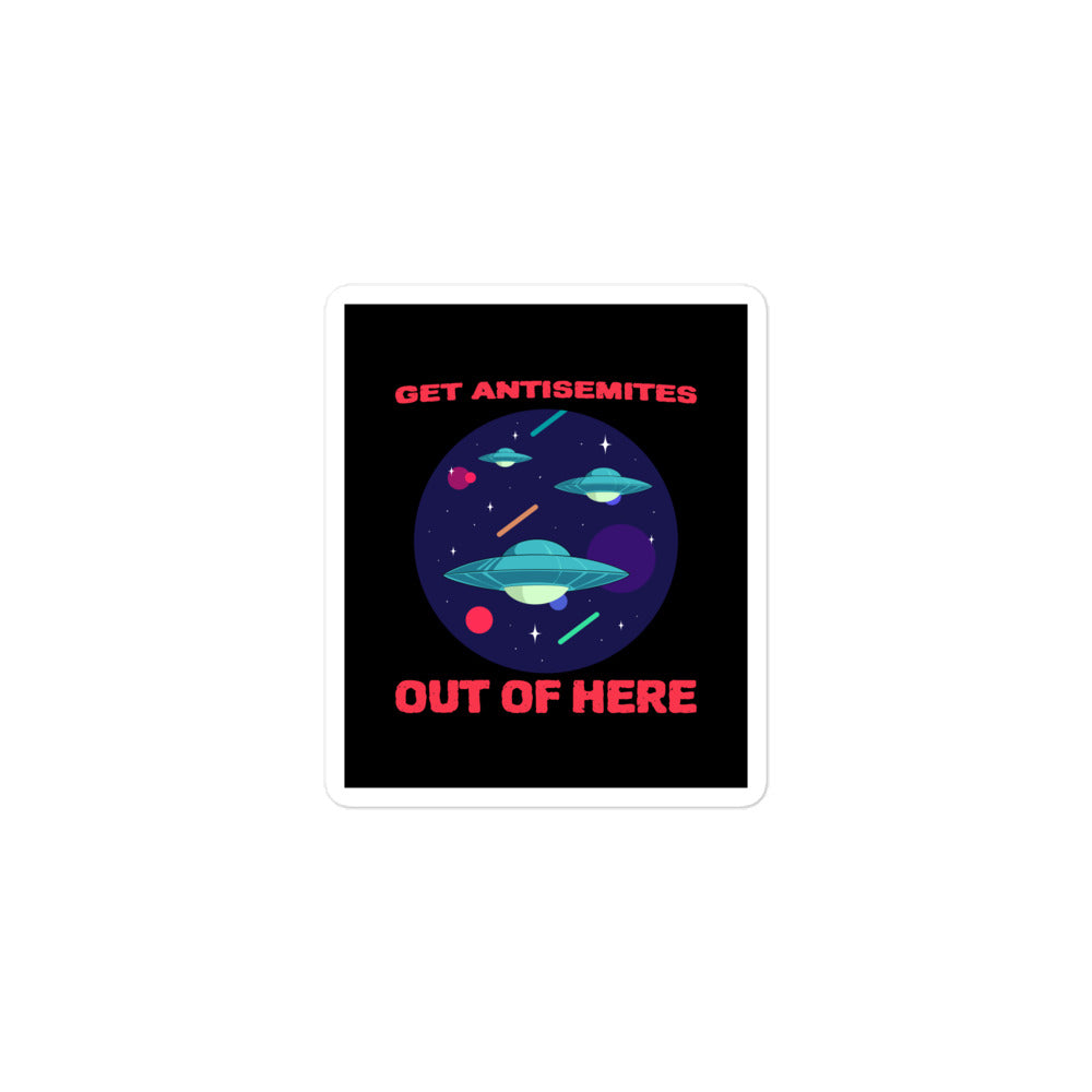 Get Alien Out | Antisemitism | Kiss Cut Sticker