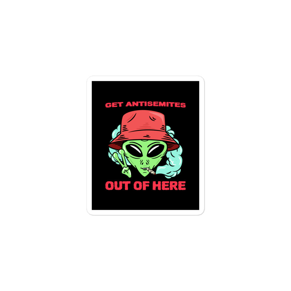 Get Alien Out | Antisemitism | Kiss Cut Sticker Jouparty