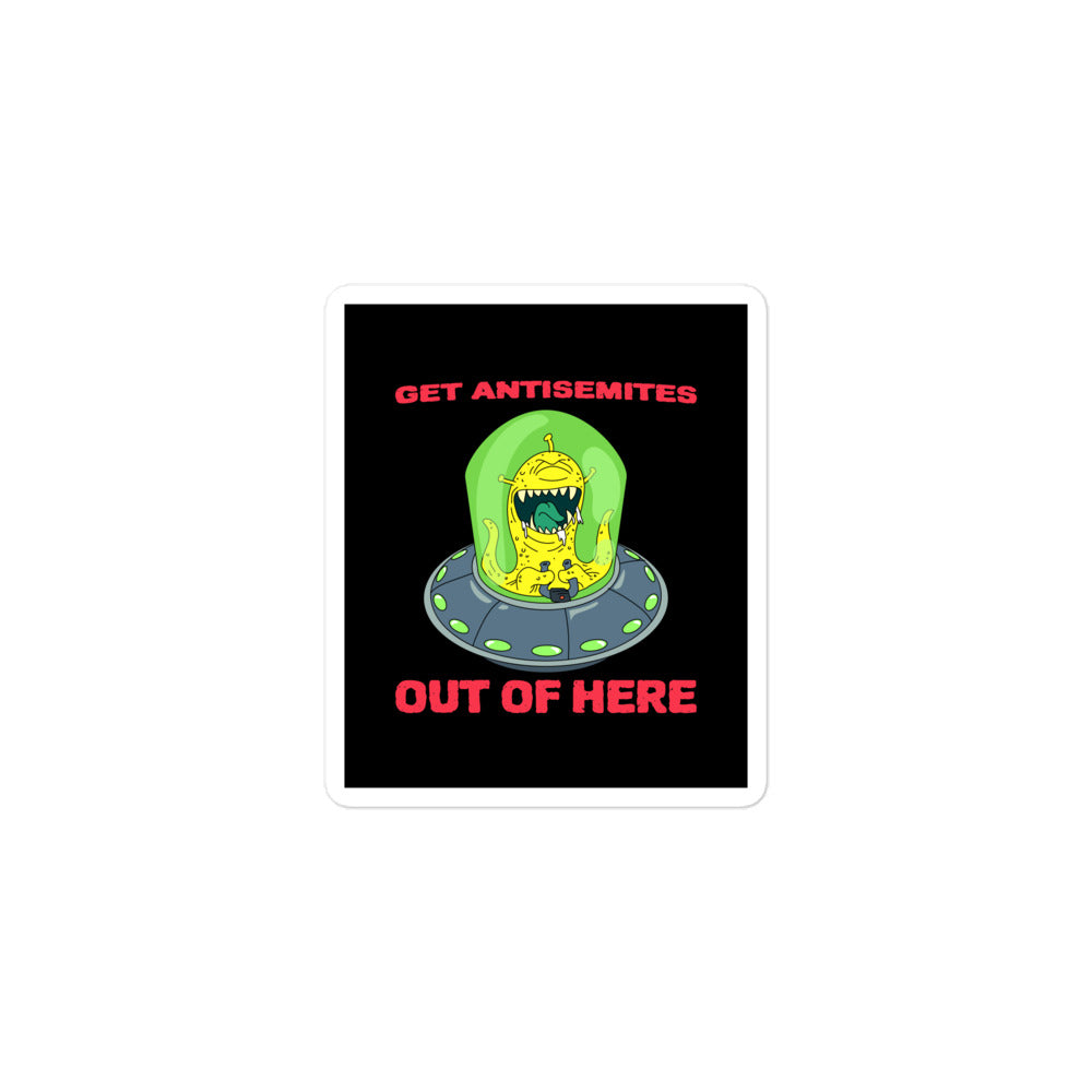 Get Alien Out | Antisemitism | Kiss Cut Sticker Jouparty