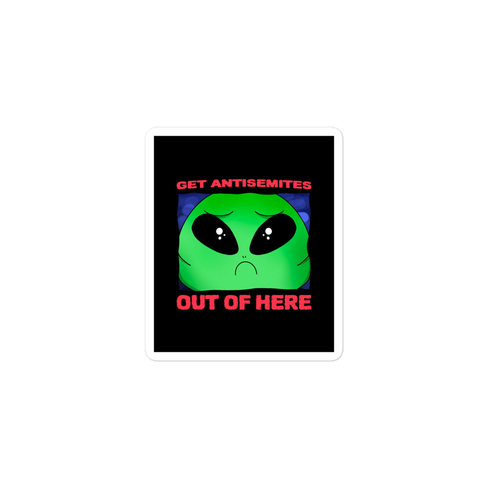 Get Alien Out | Antisemitism | Kiss Cut Sticker Jouparty