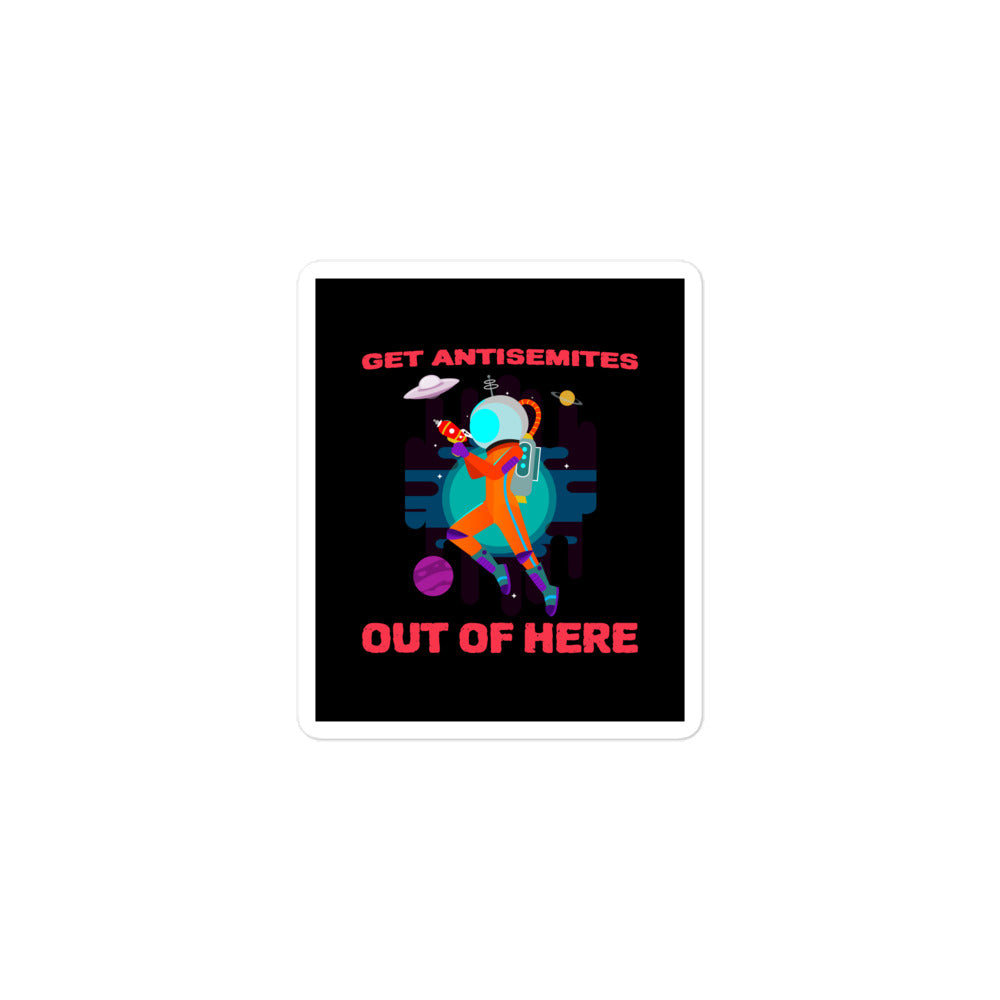 Get Alien Out | Antisemitism | Kiss Cut Sticker Jouparty