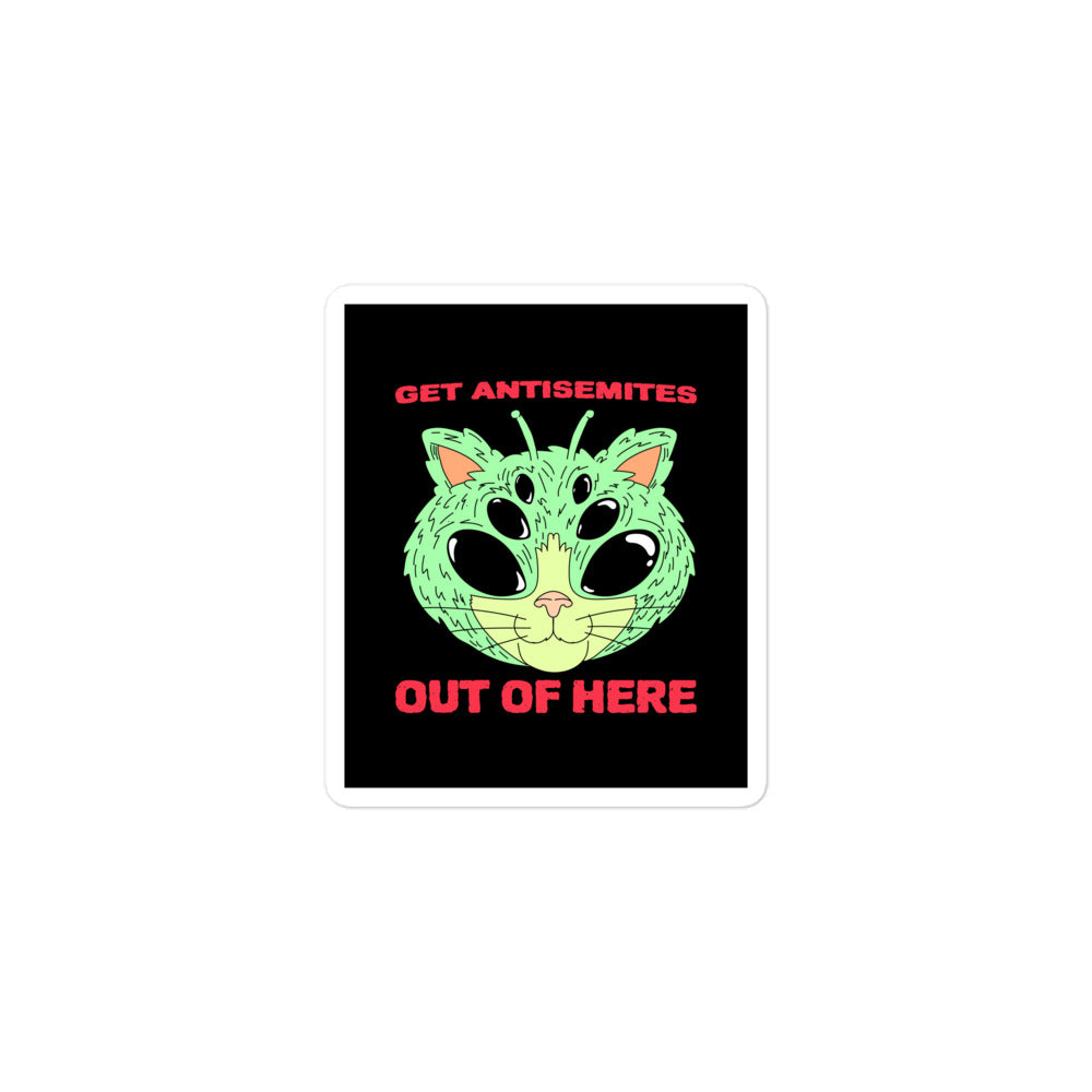 Get Alien Out | Antisemitism | Kiss Cut Sticker Jouparty