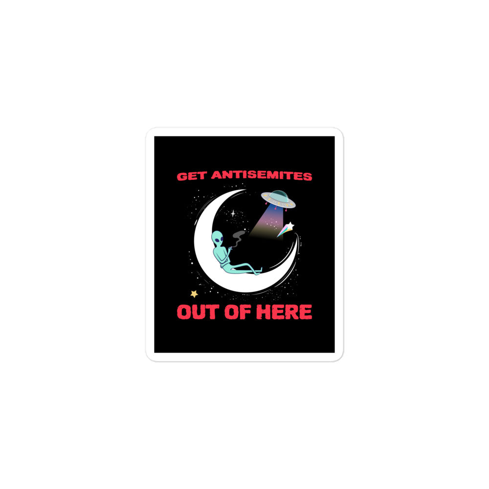 Get Alien Out | Antisemitism | Kiss Cut Sticker