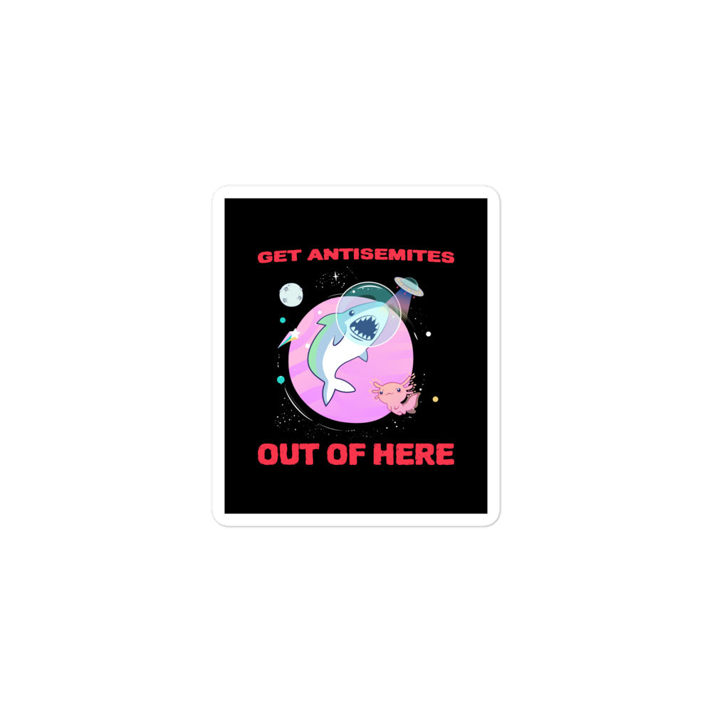 Get Alien Out | Antisemitism | Kiss Cut Sticker Jouparty