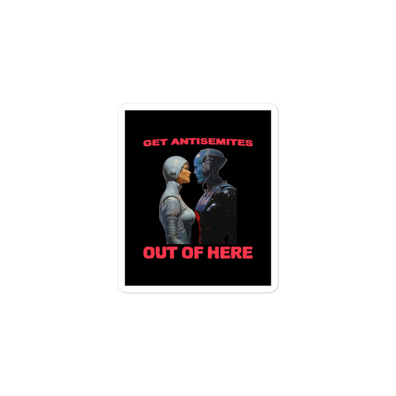 Get Alien Out | Antisemitism | Kiss Cut Sticker
