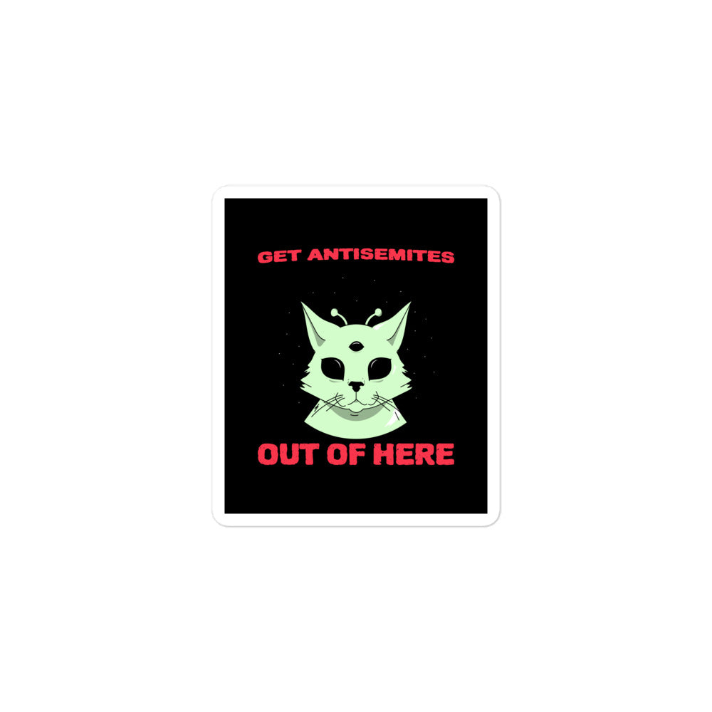 Get Alien Out | Antisemitism | Kiss Cut Sticker Jouparty