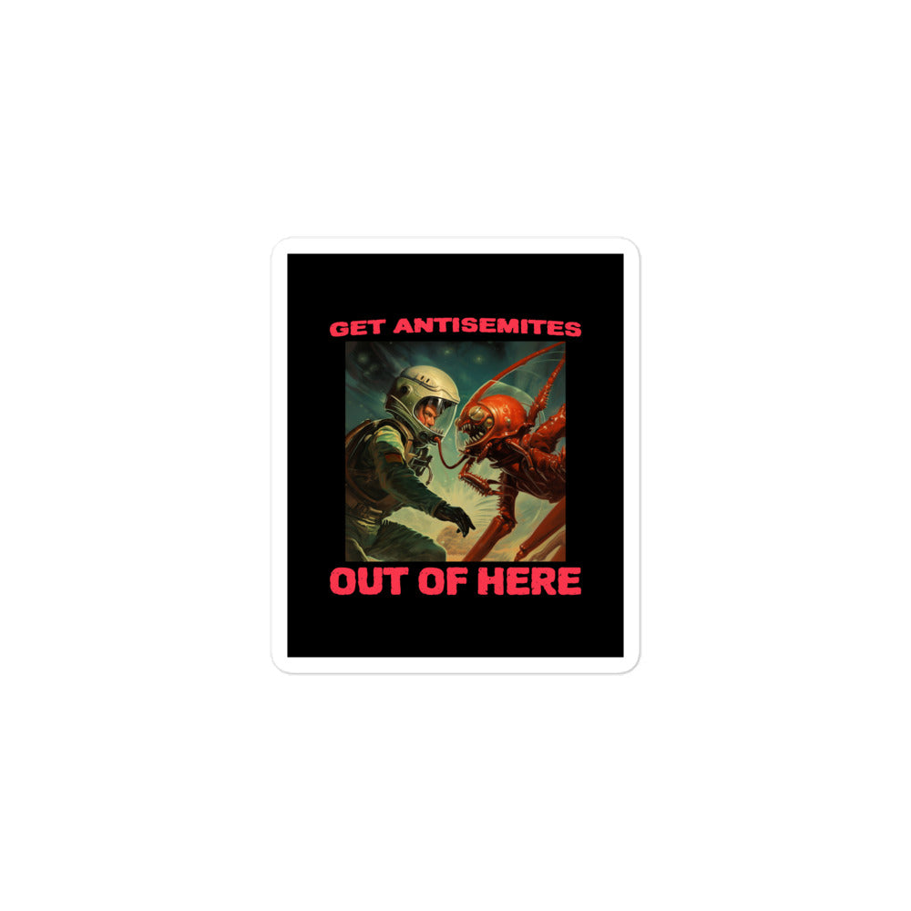 Get Alien Out | Antisemitism | Kiss Cut Sticker Jouparty