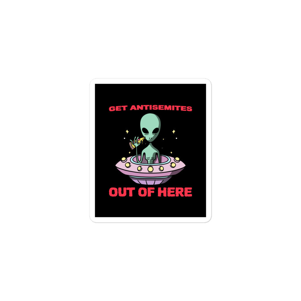 Get Alien Out | Antisemitism | Kiss Cut Sticker Jouparty