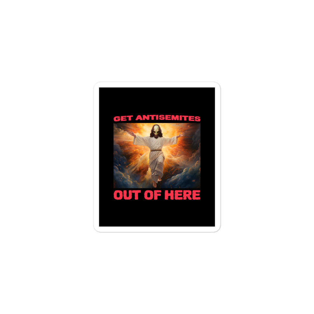 Get Alien Out | Antisemitism | Kiss Cut Sticker Jouparty
