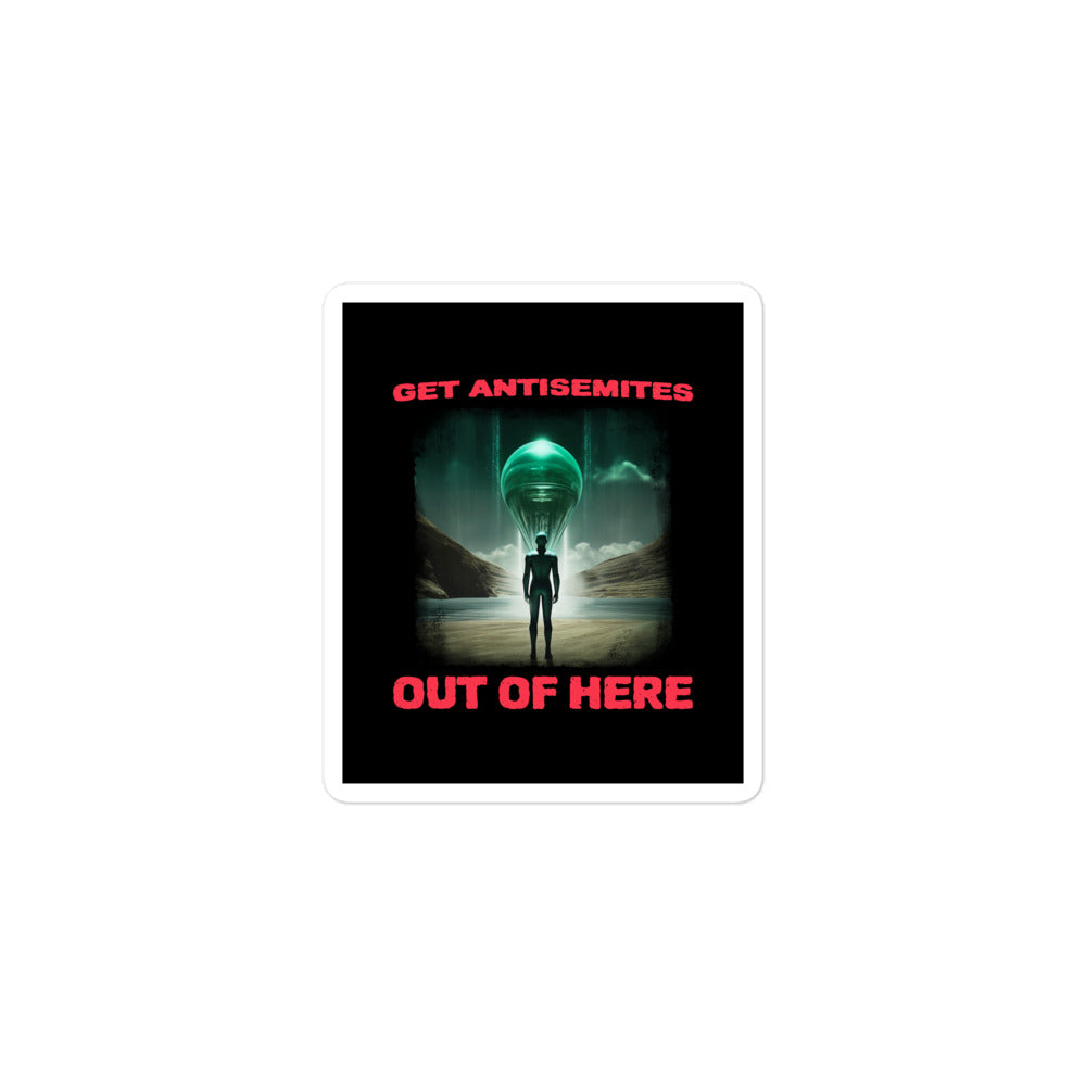 Get Alien Out | Antisemitism | Kiss Cut Sticker Jouparty