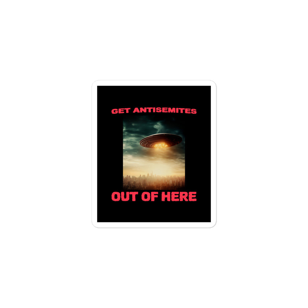 Get Alien Out | Antisemitism | Kiss Cut Sticker Jouparty
