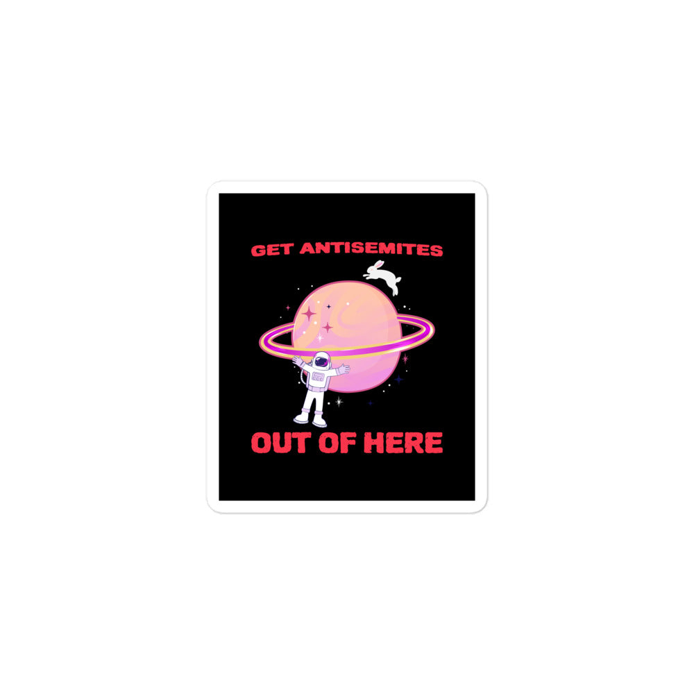 Get Alien Out | Antisemitism | Kiss Cut Sticker Jouparty