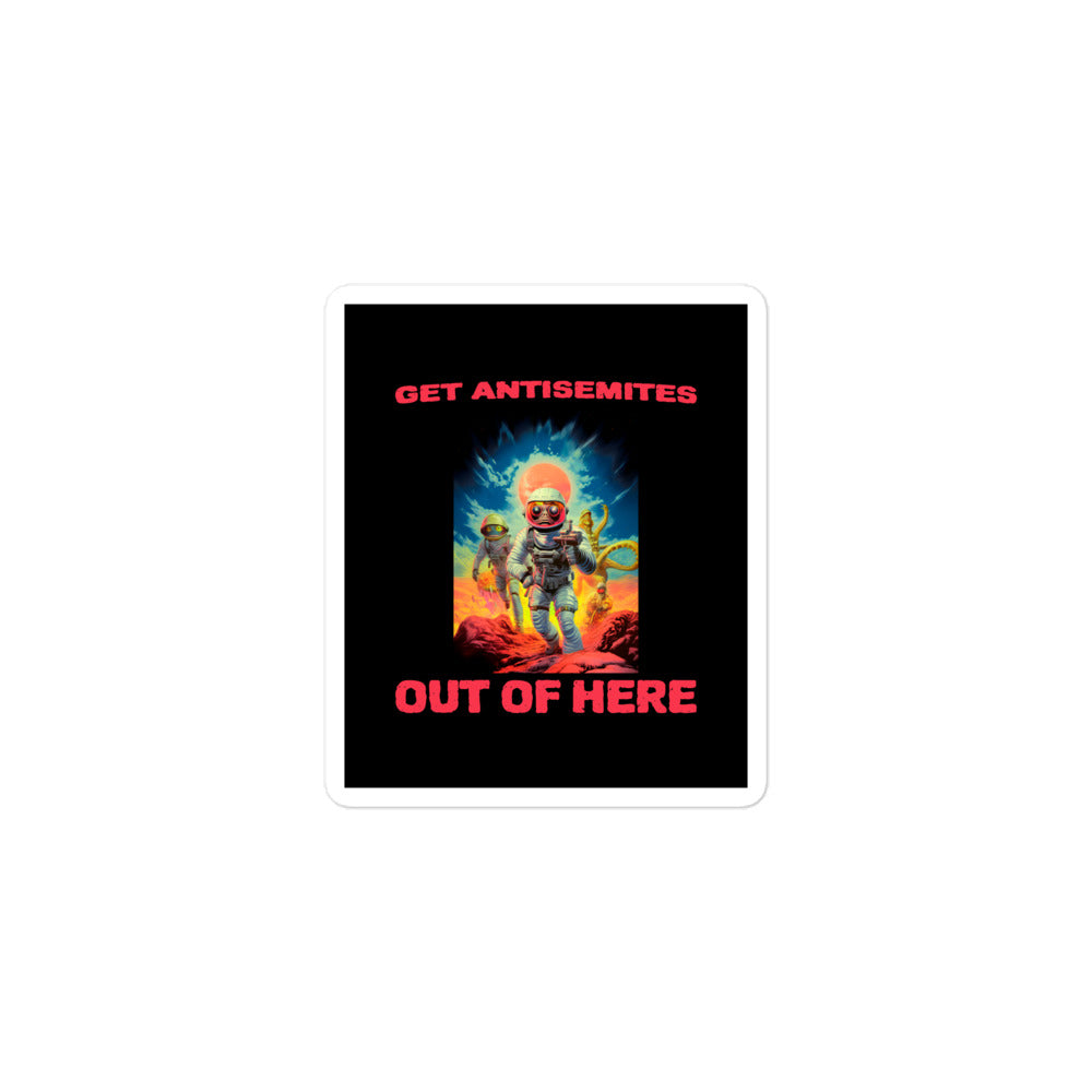 Get Alien Out | Antisemitism | Kiss Cut Sticker Jouparty