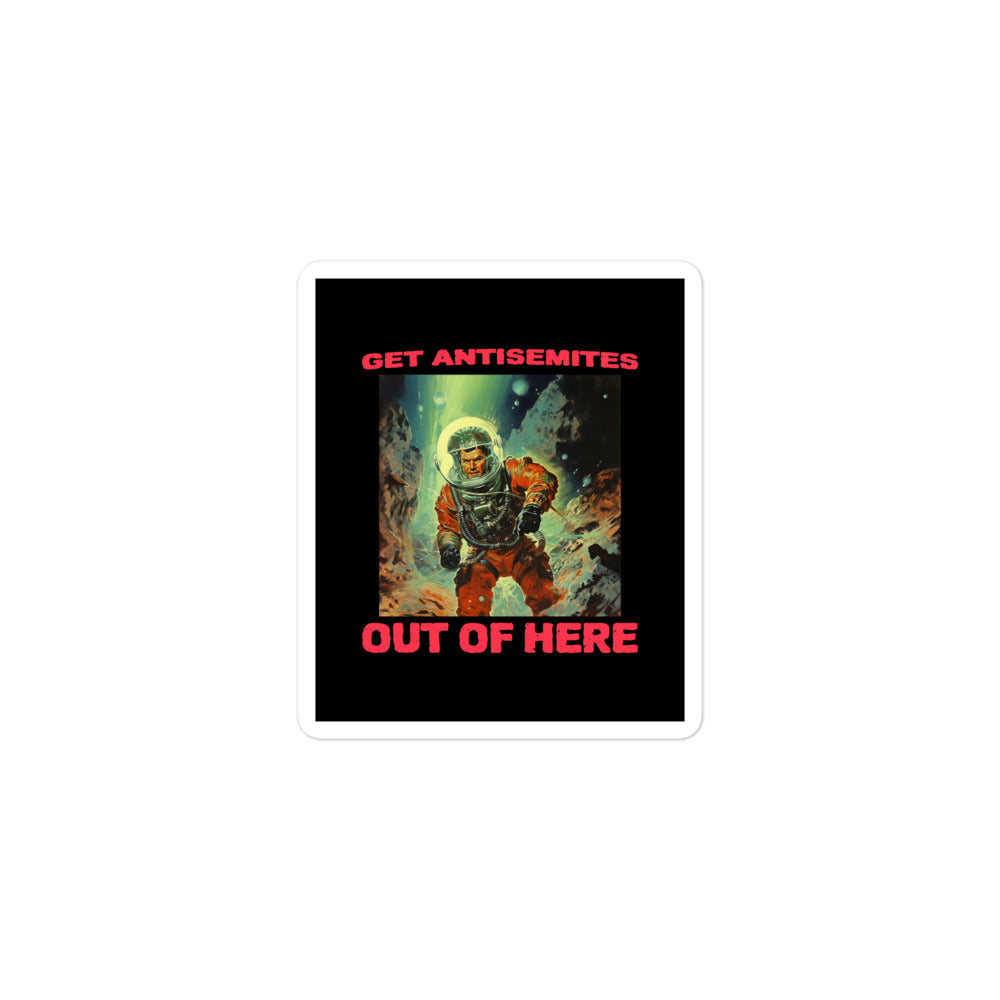 Get Alien Out | Antisemitism | Kiss Cut Sticker Jouparty