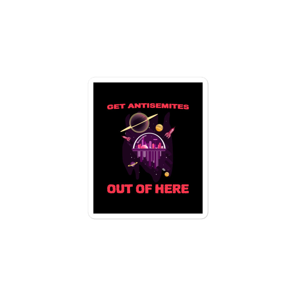 Get Alien Out | Antisemitism | Kiss Cut Sticker