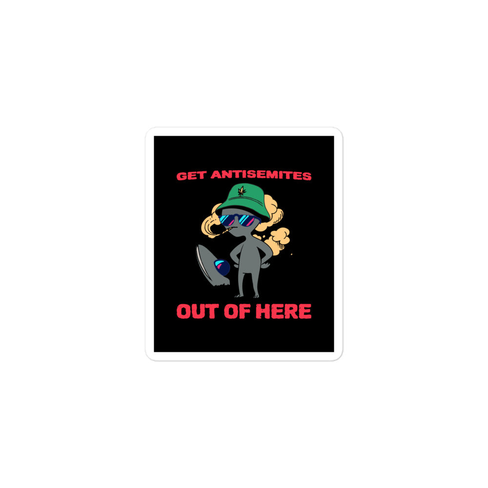 Get Alien Out | Antisemitism | Kiss Cut Sticker Jouparty