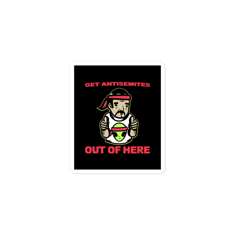 Get Alien Out | Antisemitism | Kiss Cut Sticker Jouparty