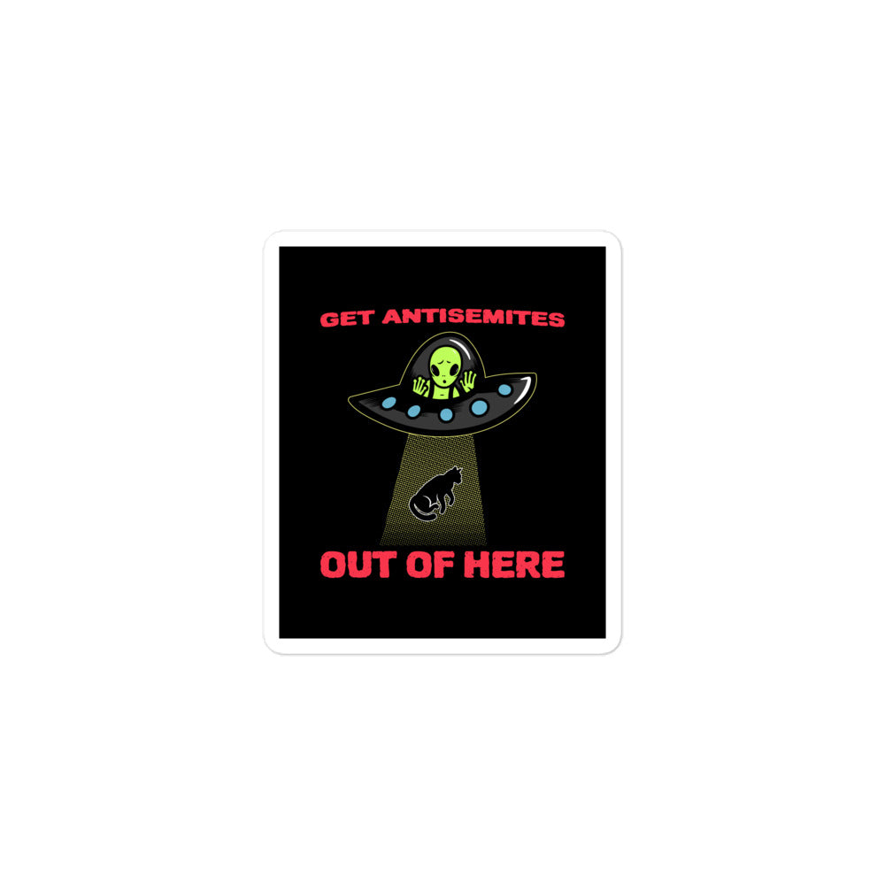 Get Alien Out | Antisemitism | Kiss Cut Sticker Jouparty