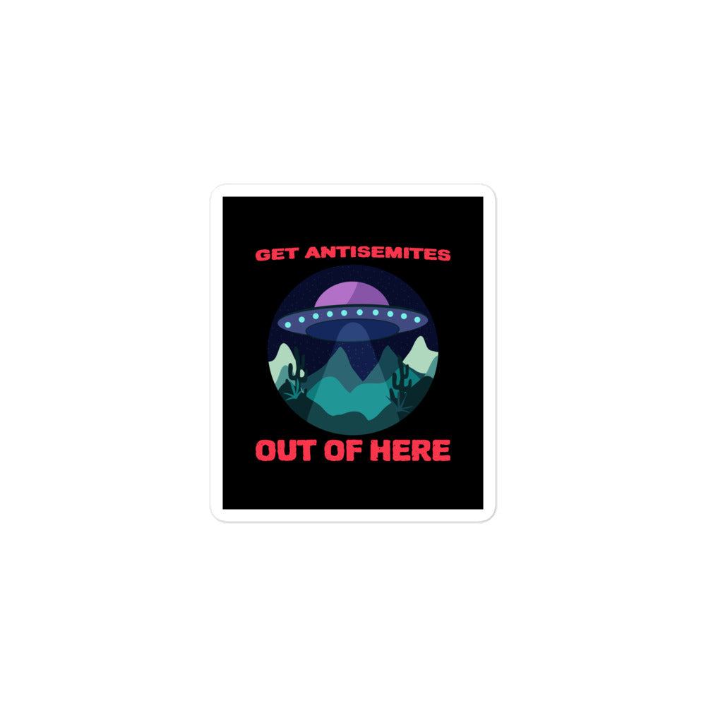 Get Alien Out | Antisemitism | Kiss Cut Sticker Jouparty