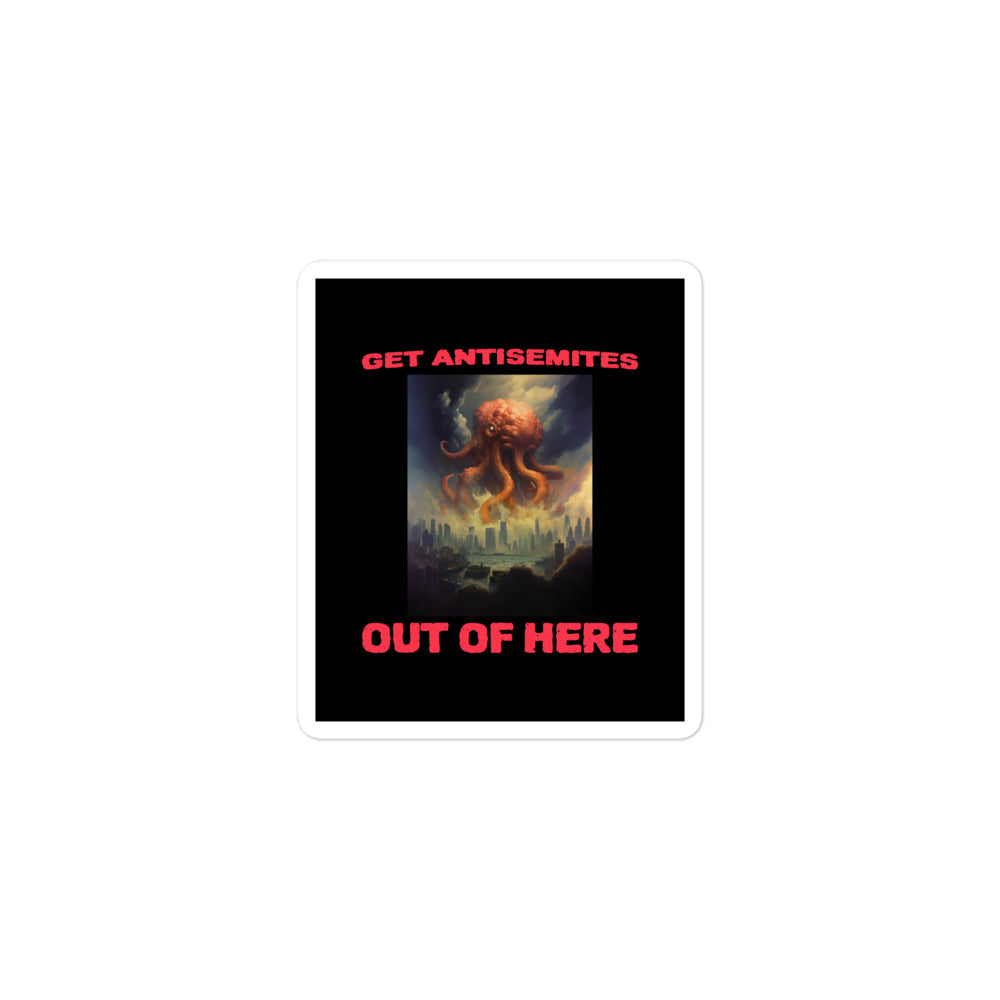 Get Alien Out | Antisemitism | Kiss Cut Sticker Jouparty