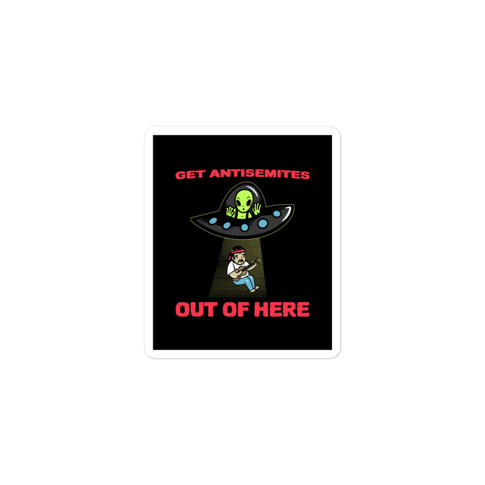 Get Alien Out | Antisemitism | Kiss Cut Sticker Jouparty