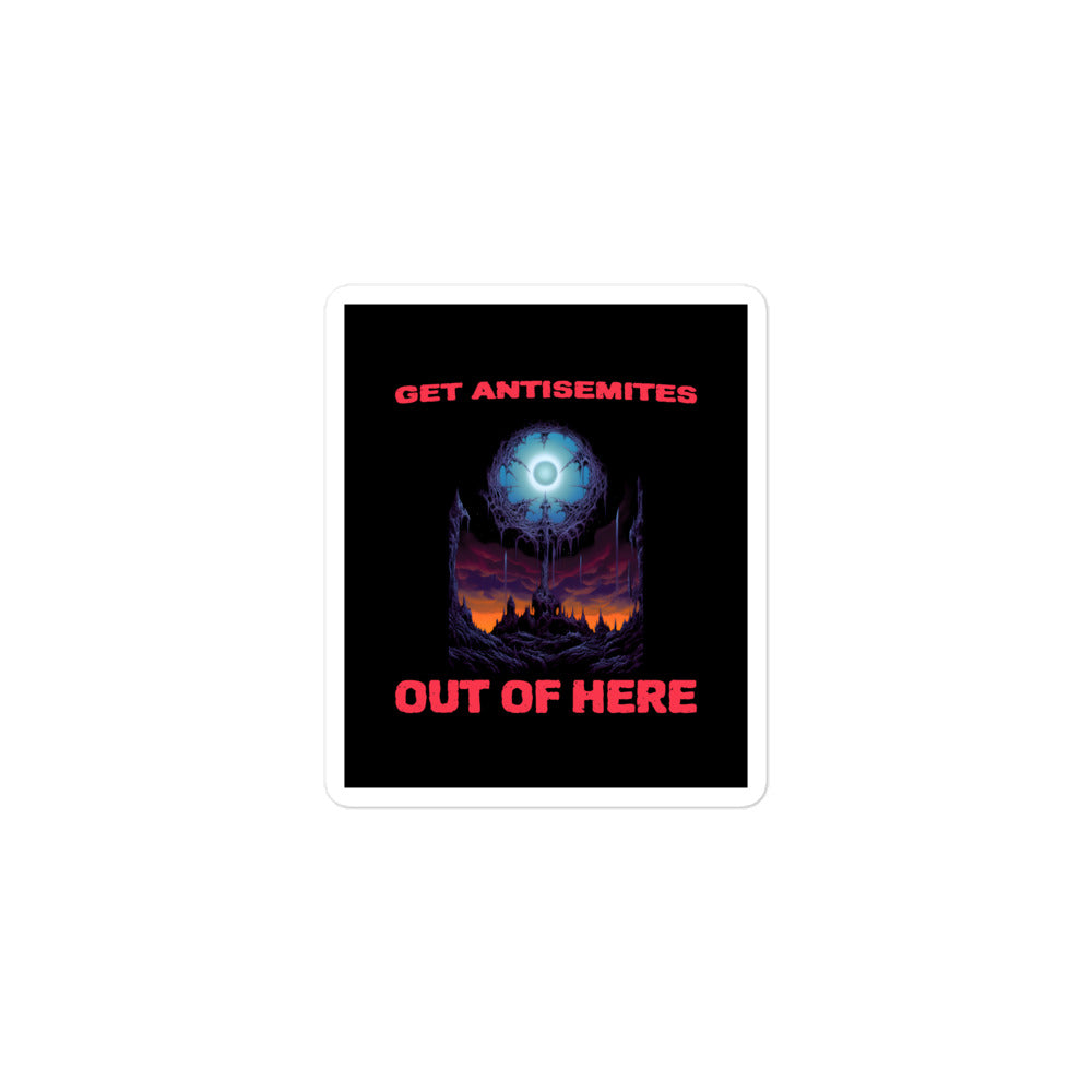 Get Alien Out | Antisemitism | Kiss Cut Sticker Jouparty