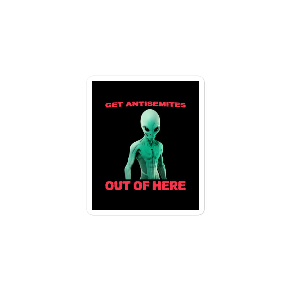 Get Alien Out | Antisemitism | Kiss Cut Sticker Jouparty