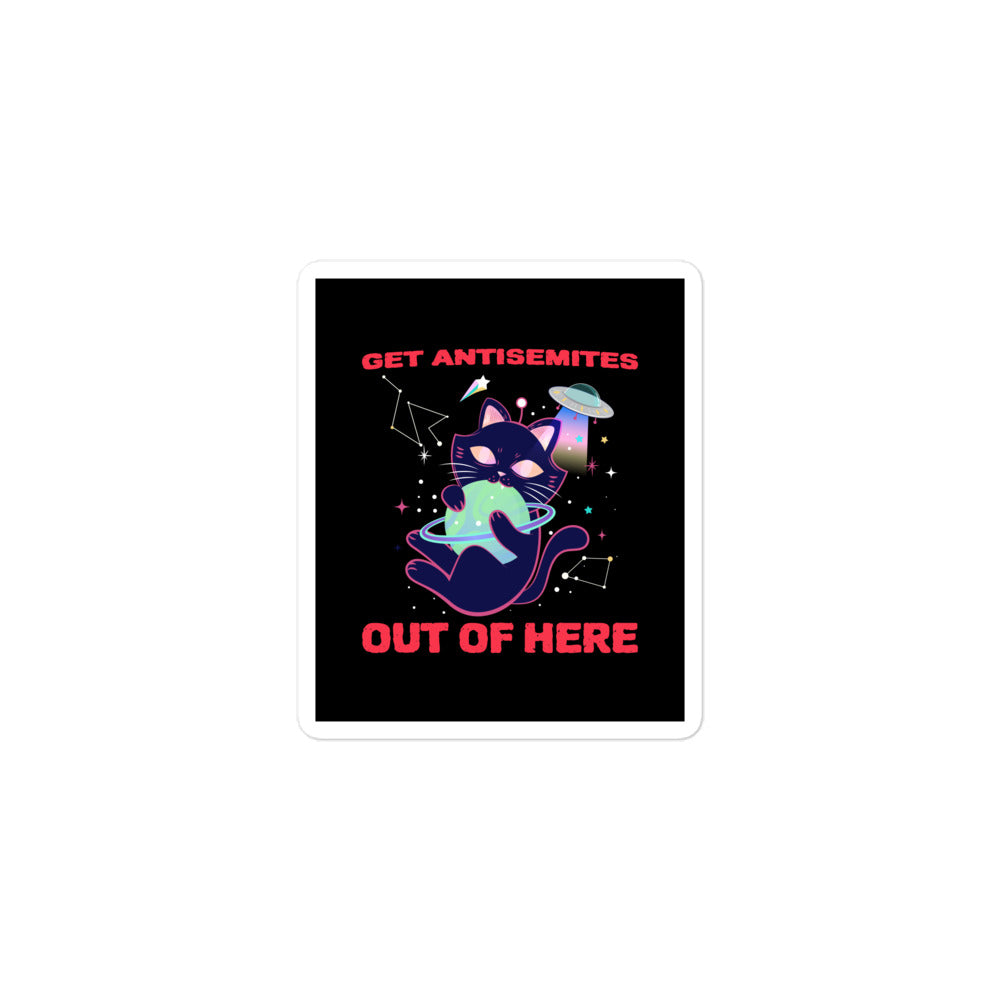 Get Alien Out | Antisemitism | Kiss Cut Sticker Jouparty
