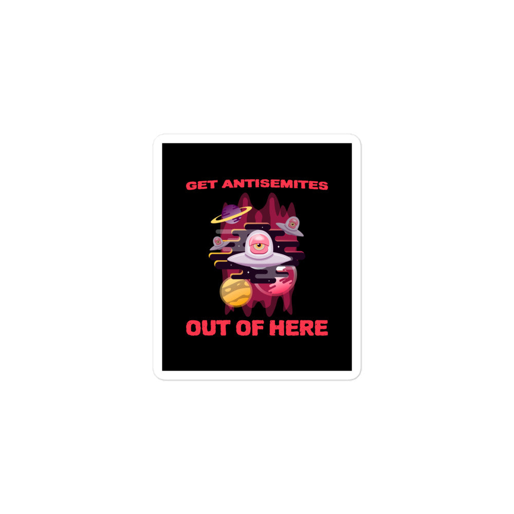 Get Alien Out | Antisemitism | Kiss Cut Sticker Jouparty