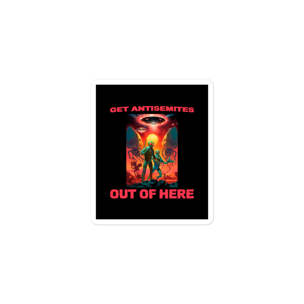Get Alien Out | Antisemitism | Kiss Cut Sticker