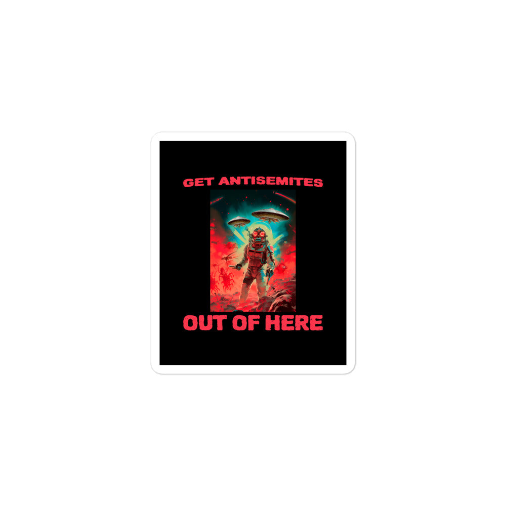 Get Alien Out | Antisemitism | Kiss Cut Sticker