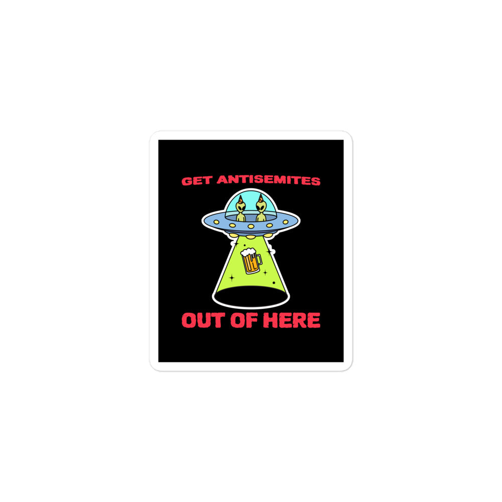 Get Alien Out | Antisemitism | Kiss Cut Sticker Jouparty