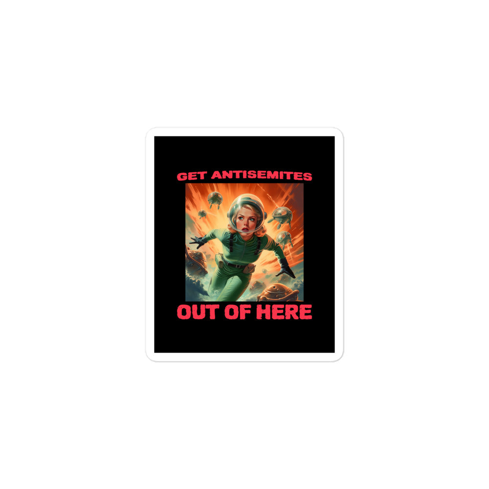 Get Alien Out | Antisemitism | Kiss Cut Sticker Jouparty