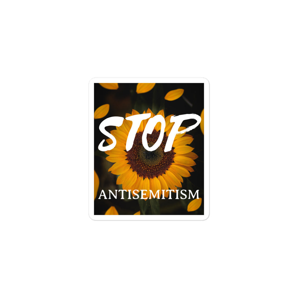 Flower Power | Antisemitism | Kiss Cut Sticker Jouparty
