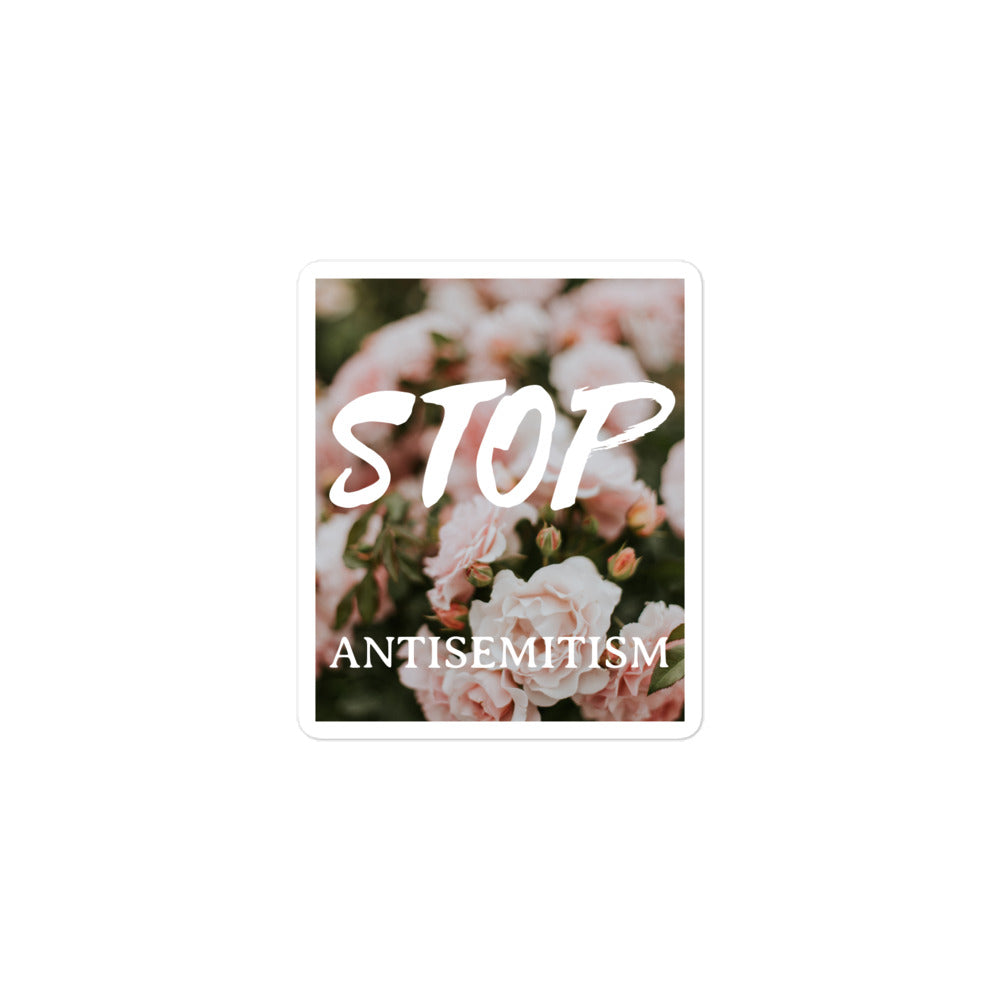 Flower Power | Antisemitism | Kiss Cut Sticker Jouparty