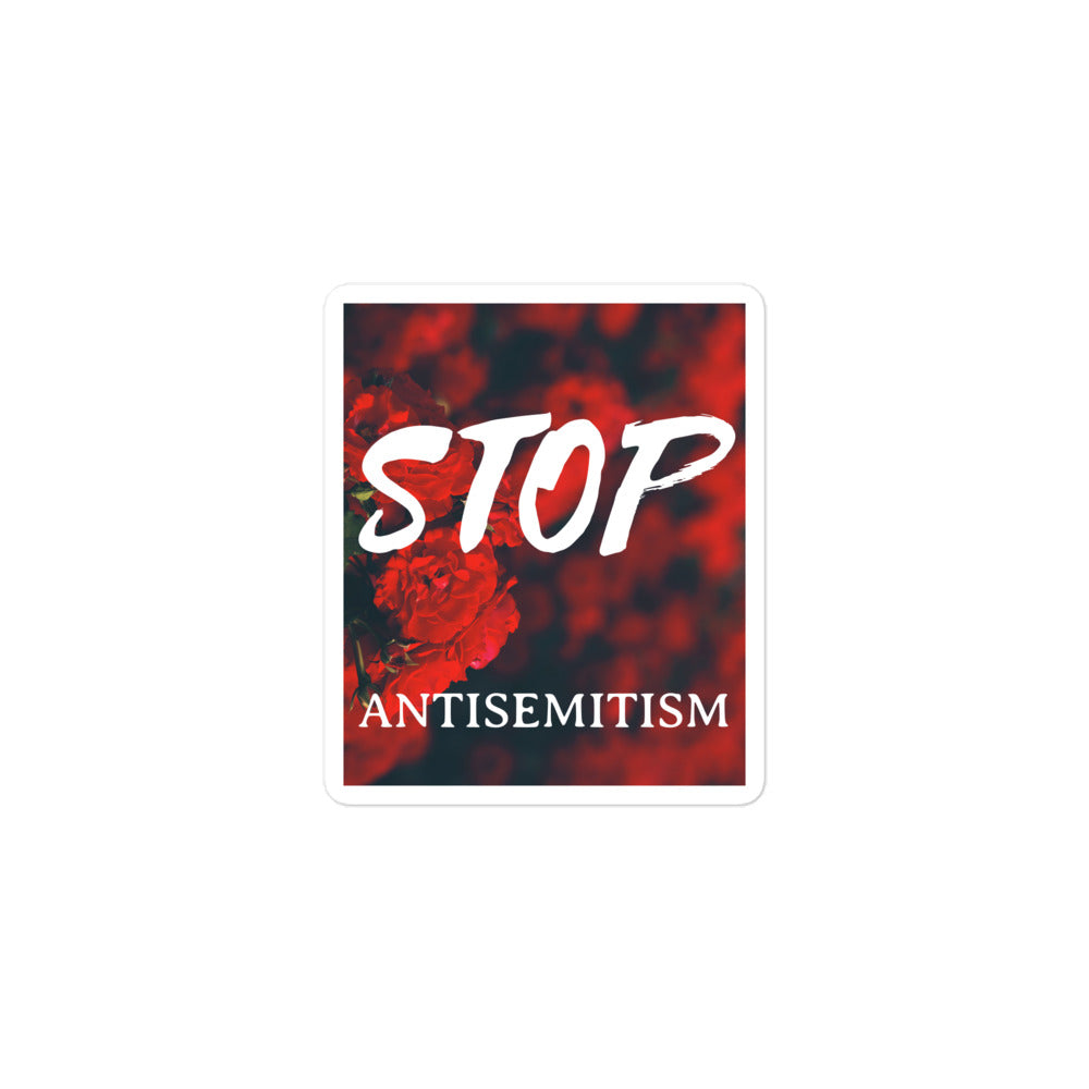 Flower Power | Antisemitism | Kiss Cut Sticker Jouparty