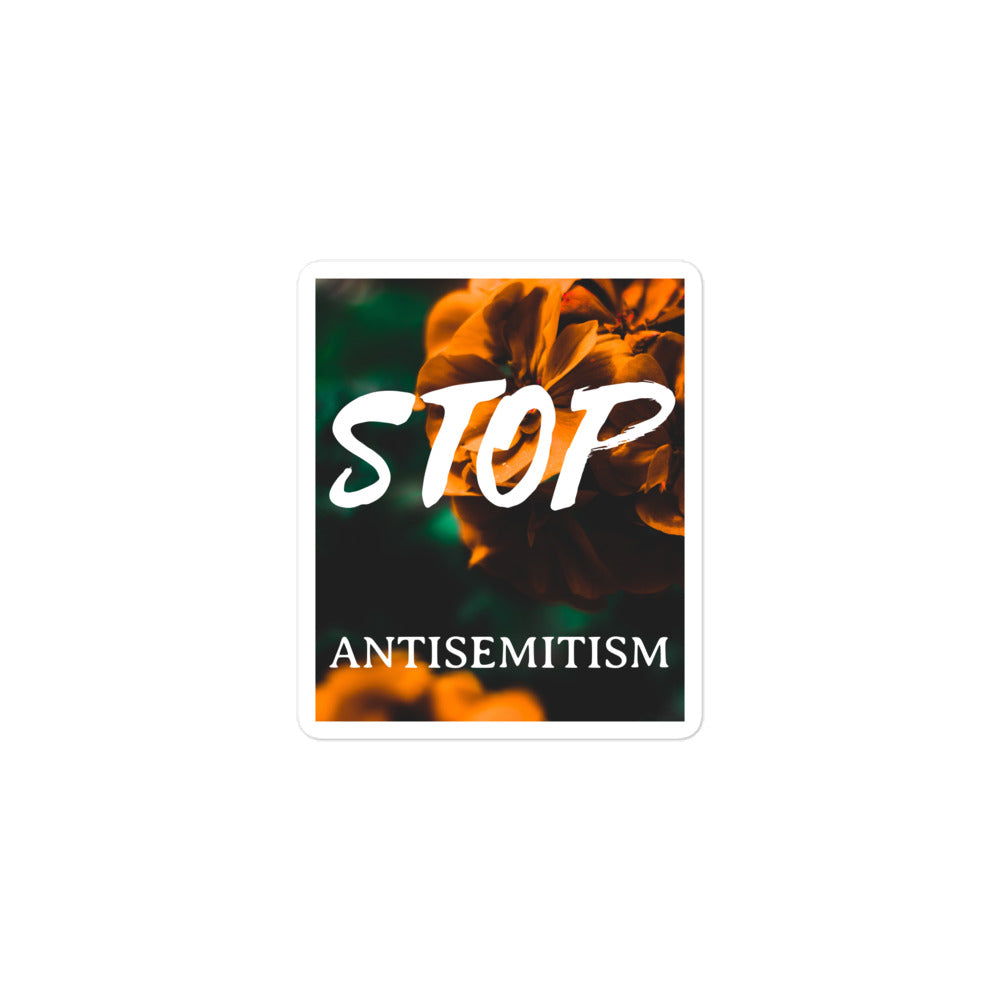 Flower Power | Antisemitism | Kiss Cut Sticker Jouparty