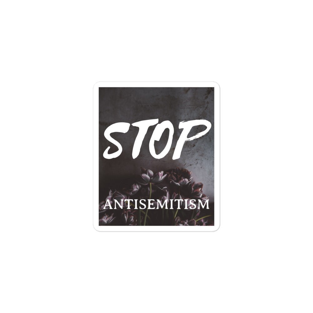 Flower Power | Antisemitism | Kiss Cut Sticker Jouparty