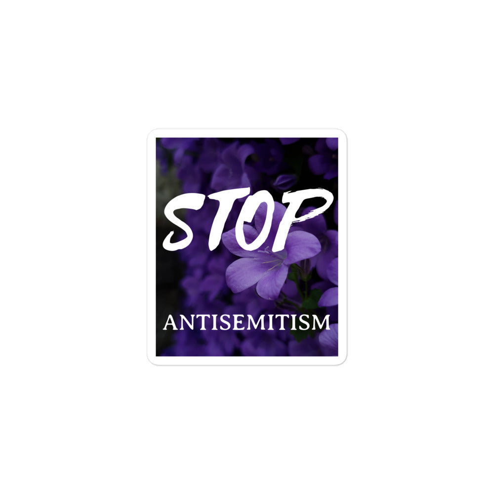 Flower Power | Antisemitism | Kiss Cut Sticker Jouparty