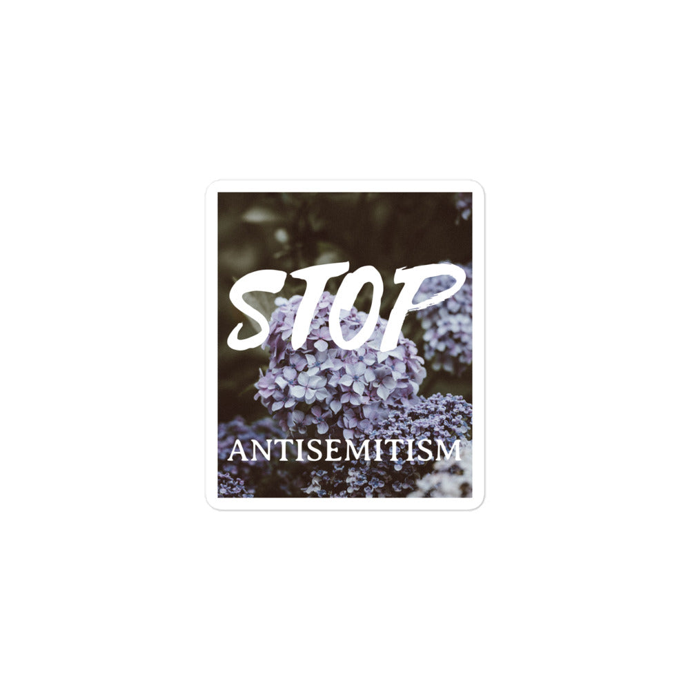 Flower Power | Antisemitism | Kiss Cut Sticker Jouparty