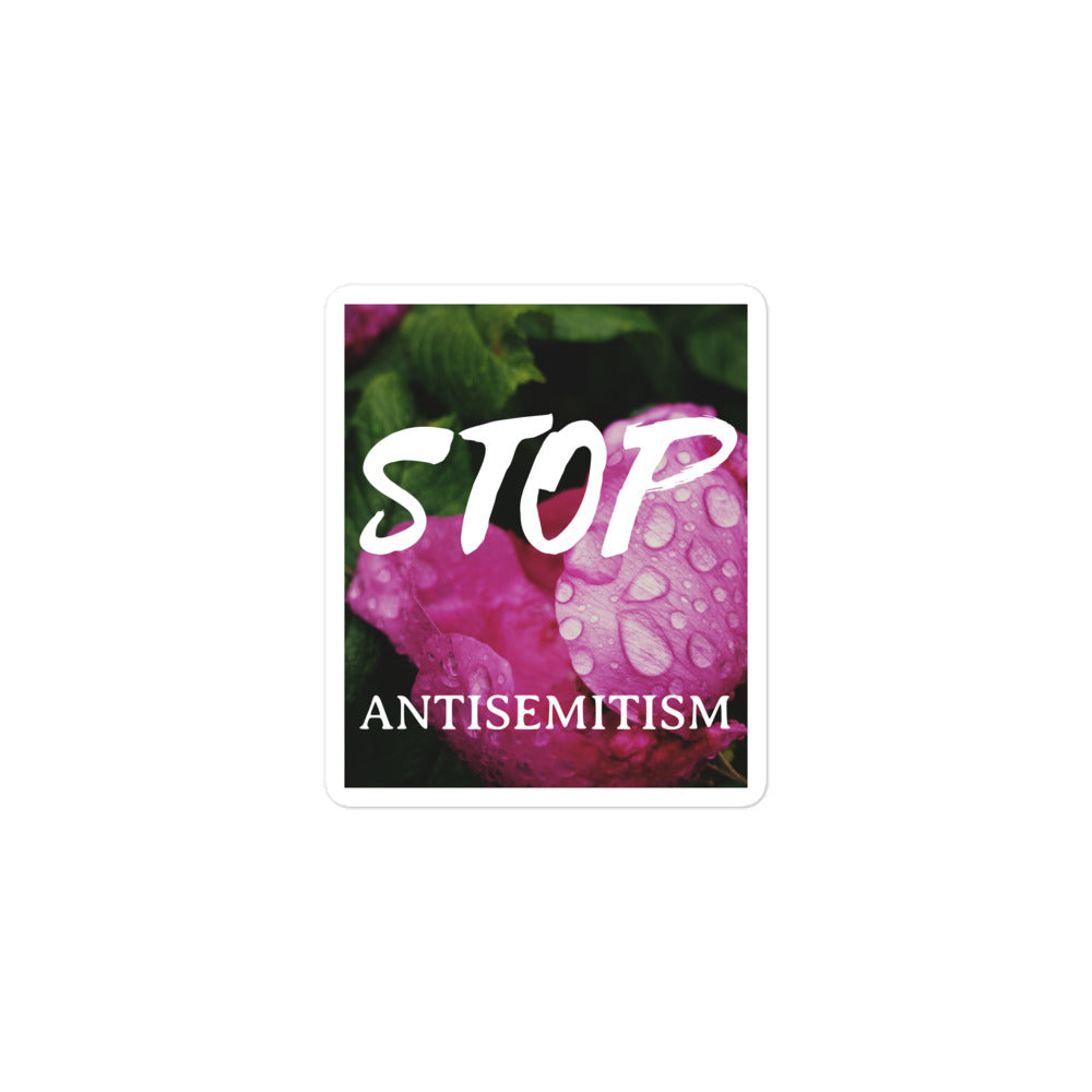 Flower Power | Antisemitism | Kiss Cut Sticker Jouparty