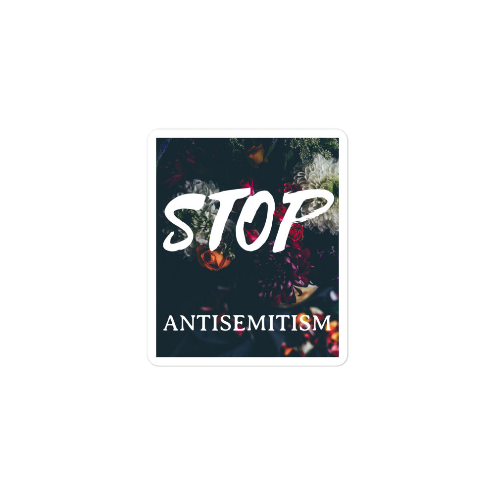 Flower Power | Antisemitism | Kiss Cut Sticker Jouparty