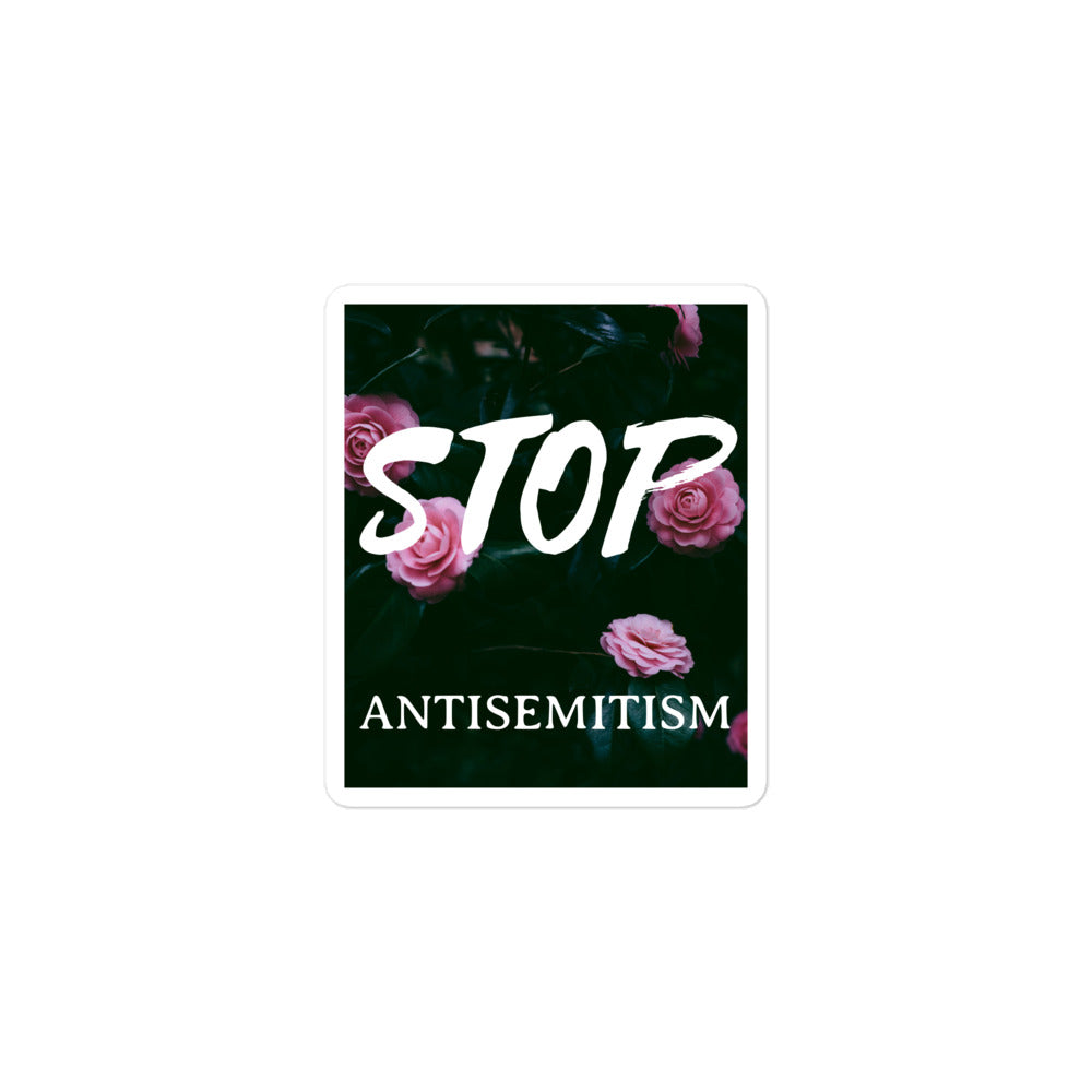 Flower Power | Antisemitism | Kiss Cut Sticker Jouparty
