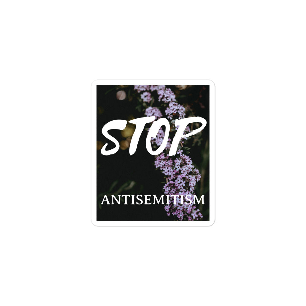 Flower Power | Antisemitism | Kiss Cut Sticker Jouparty