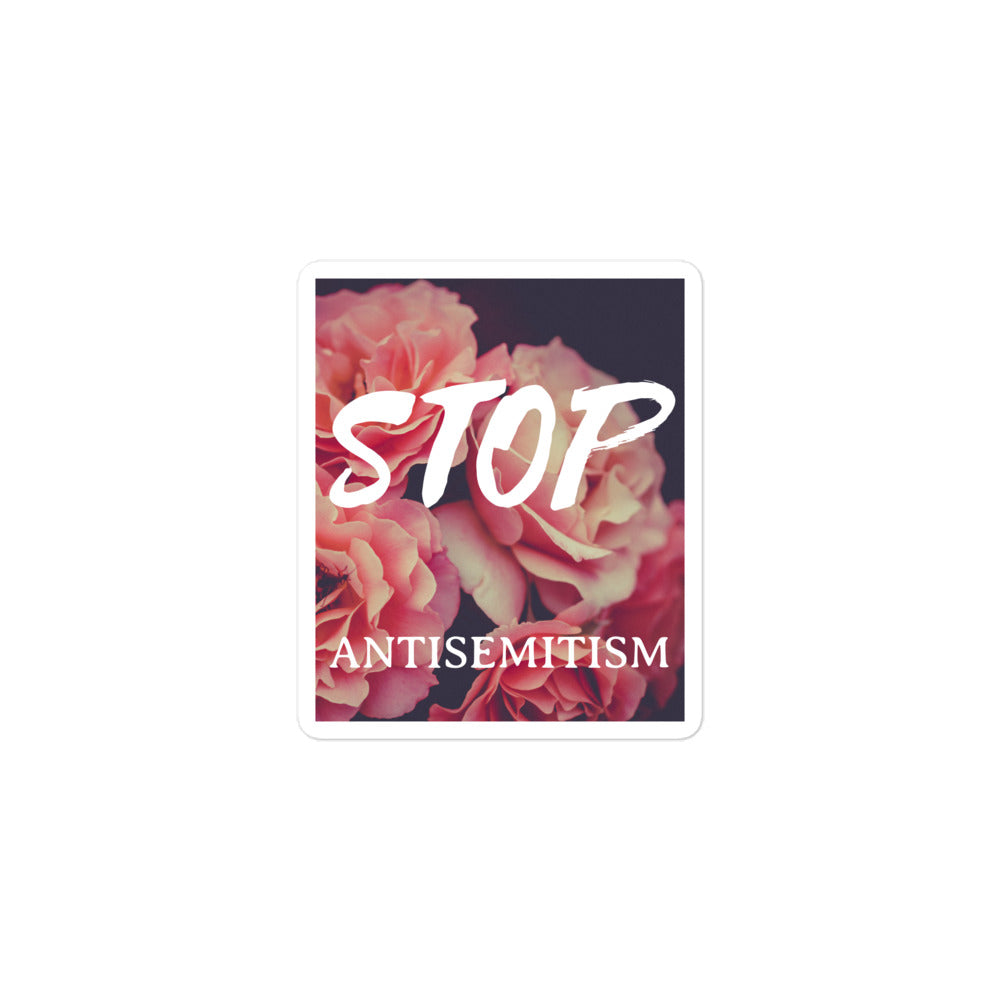 Flower Power | Antisemitism | Kiss Cut Sticker Jouparty