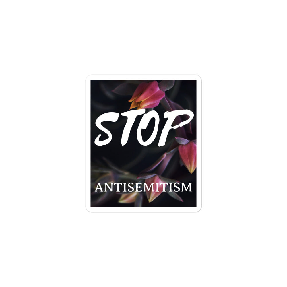 Flower Power | Antisemitism | Kiss Cut Sticker Jouparty
