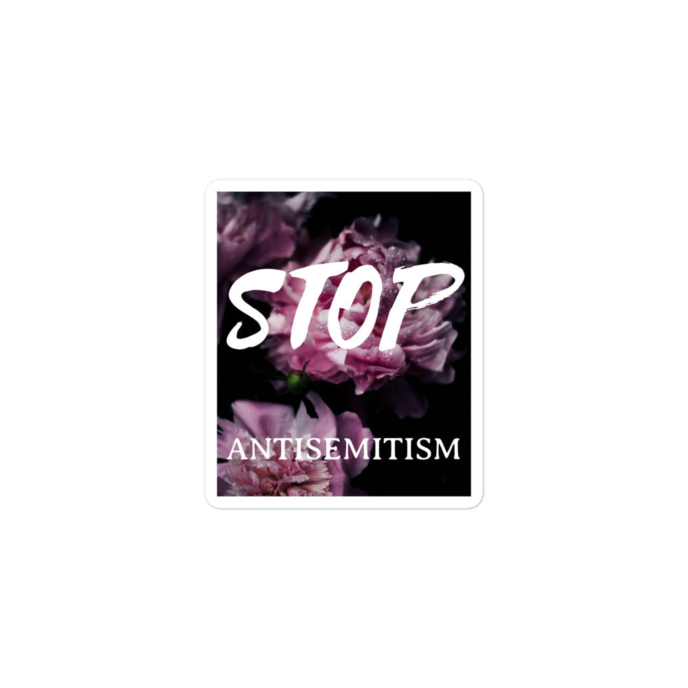 Flower Power | Antisemitism | Kiss Cut Sticker Jouparty