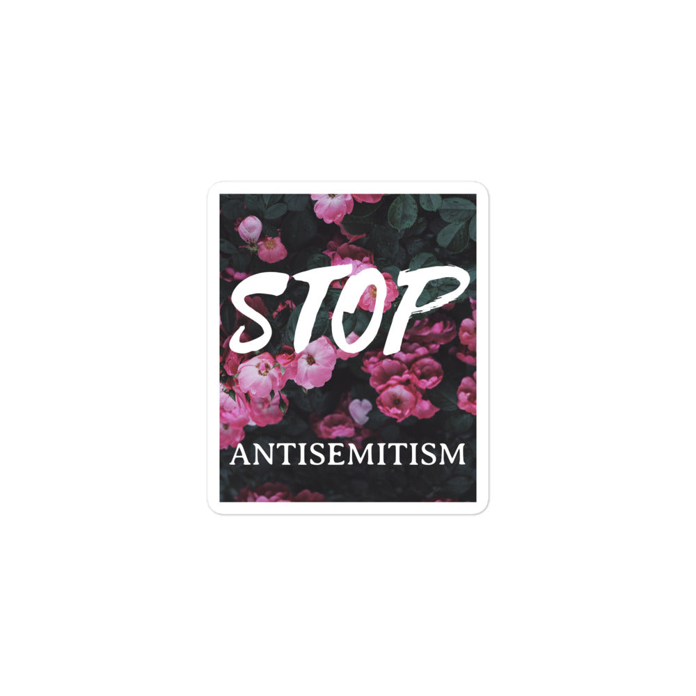 Flower Power | Antisemitism | Kiss Cut Sticker Jouparty