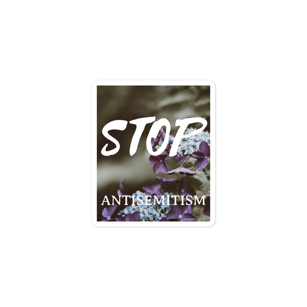 Flower Power | Antisemitism | Kiss Cut Sticker Jouparty